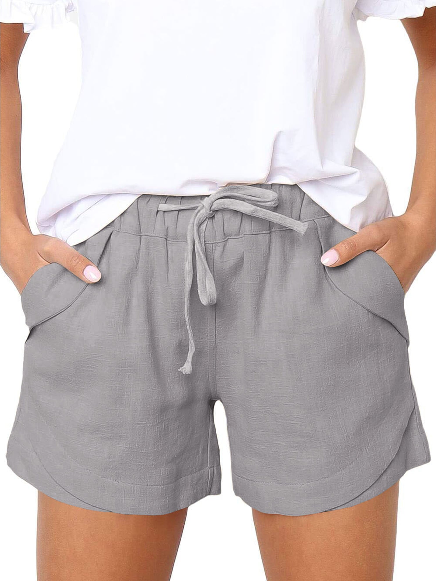Women's Casual Loose Summer Elastic Waist Shorts