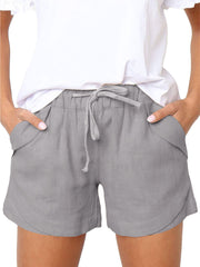 Women's Casual Loose Summer Elastic Waist Shorts