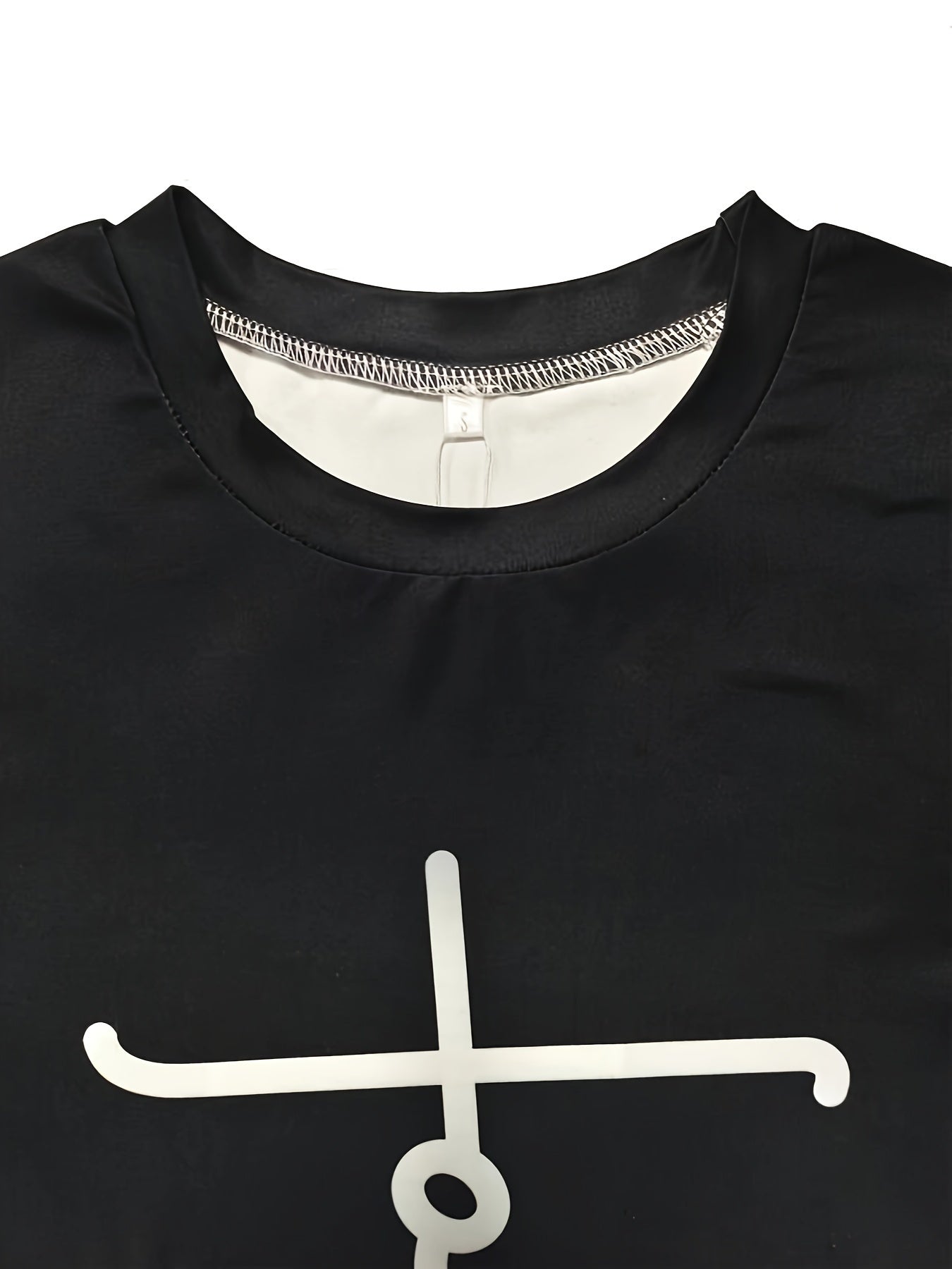 Women's Plus Ombre & Cross Print Tee & Pants 2 Piece Set