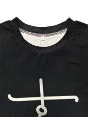 Women's Plus Ombre & Cross Print Tee & Pants 2 Piece Set