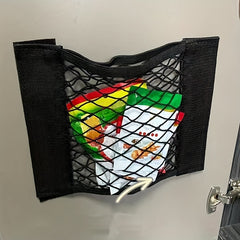 Large Capacity Hook and loop Mesh Garbage Bag Car Wash Storage Net