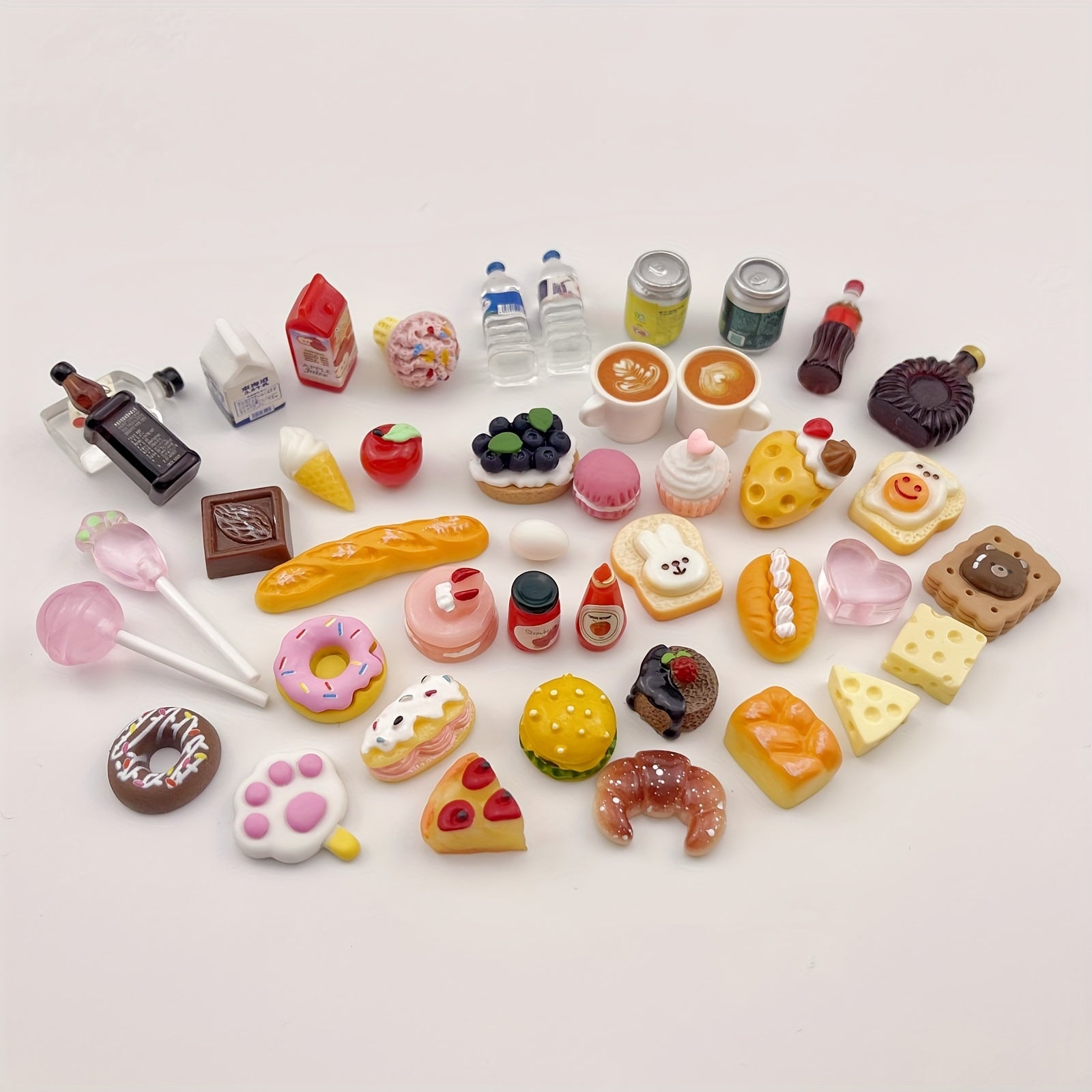 Mini Food Play Toy Dollhouse Accessories Kids Toys Halloween Christmas Gift