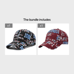 Embroidered Alphabet Baseball Cap Street Sunblock Hat