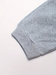 Zipper Front Hoodie & Joggers Two Piece Set