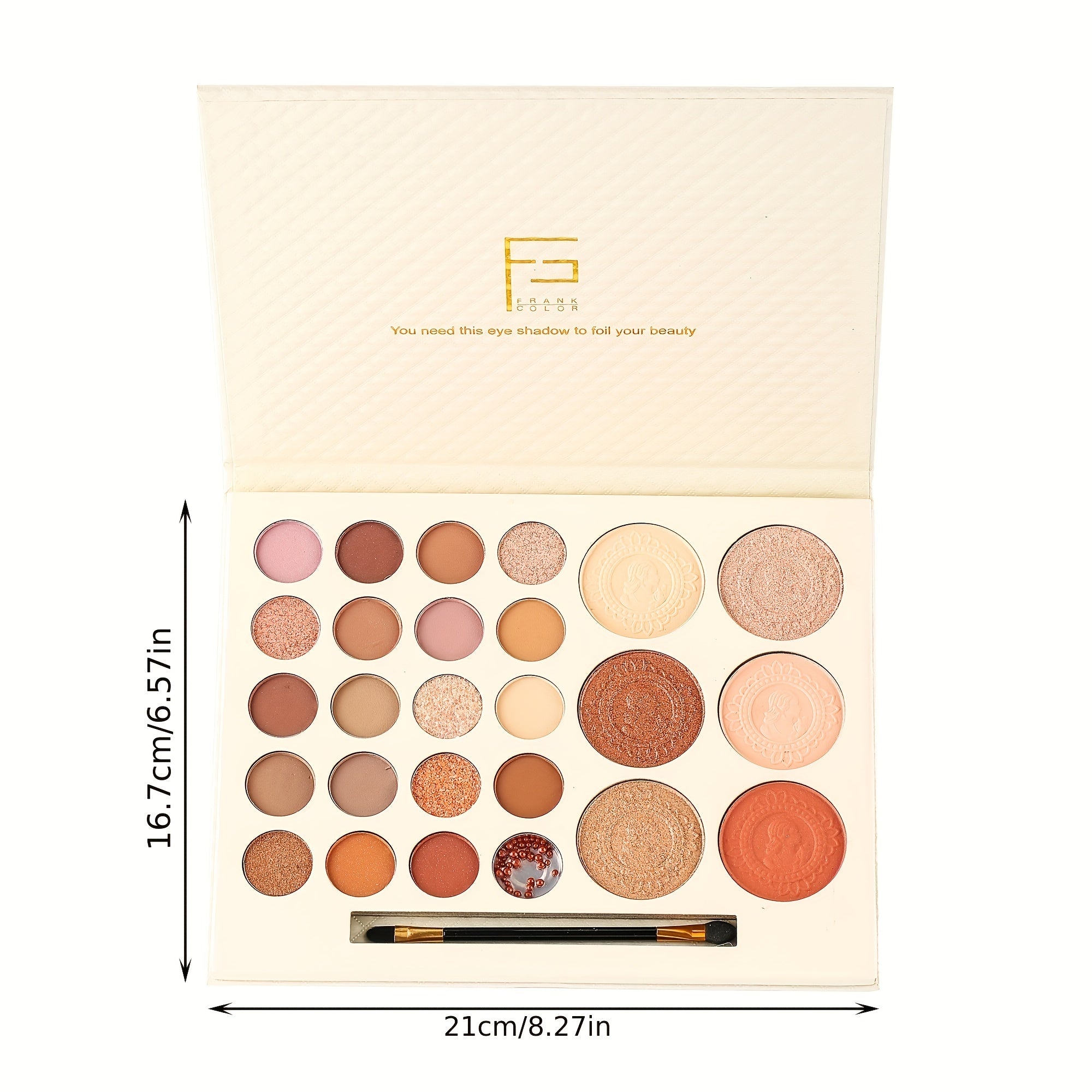 26 Colors Eyeshadow Palette Blusher High Gloss Makeup Palette