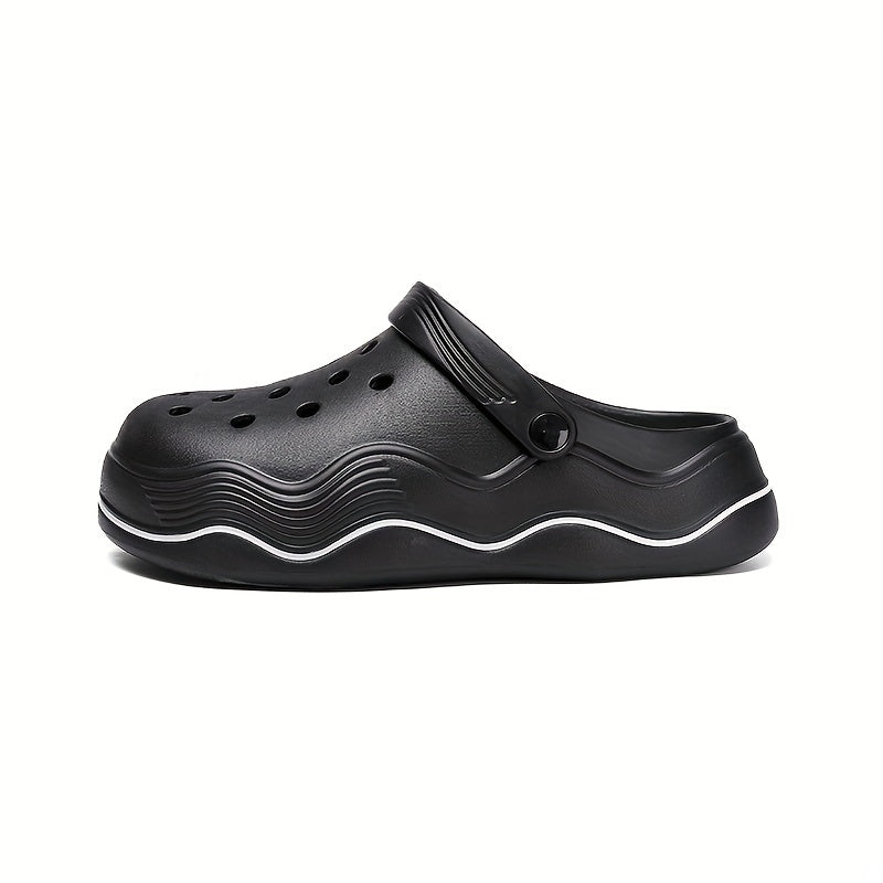 Men's Lightweight Comfy Clogs Hollow Out Non Slip Garden Shoes Summer