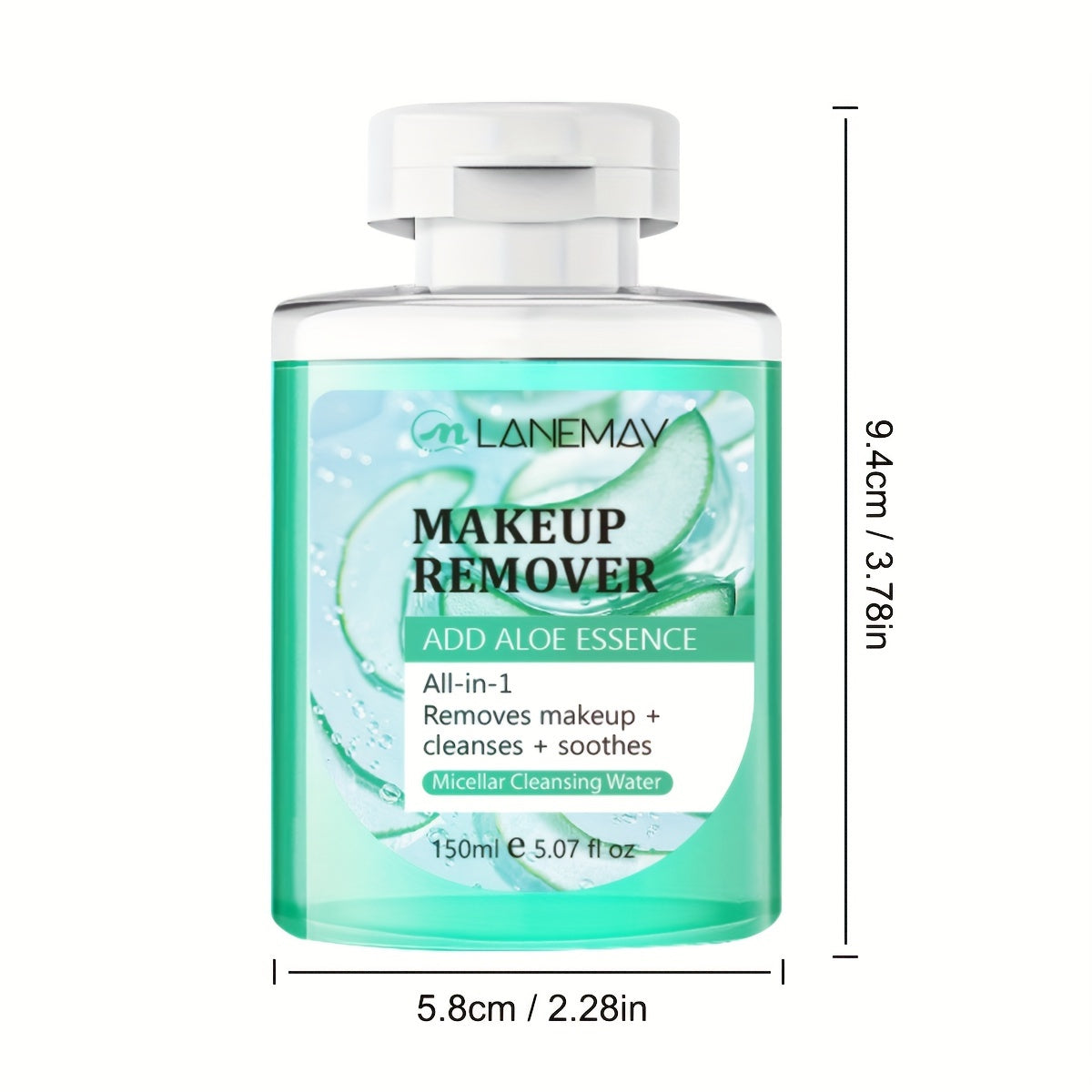 Hydrating Makeup Remover for Sensitive Skin - Aloe & Purslane Extract