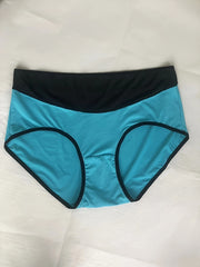 3 Pack Plus Size Colorblock High Waisted Briefs Set