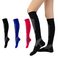 3pairs Diamond Honeycomb Calves Jump Exercise Compression Socks