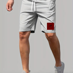 Men's Graphic Pattern Comfy Shorts Elastic Waist Drawstring Shorts