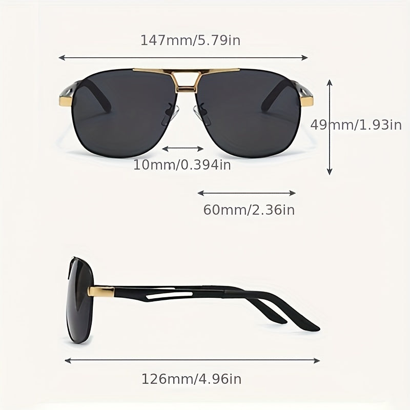 Men's Polarized Sunshade Sunglasses Driving Fishing UV Protection