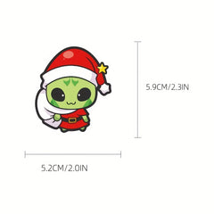 50pcs Cute Christmas Animal Stickers - Holiday Party Decoration