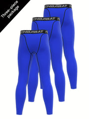 Men's 3pcs Compression Leggings for Outdoor Sports