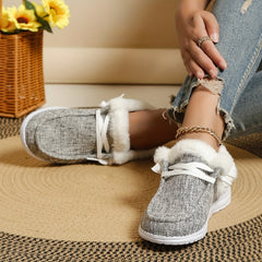 Women's Warm Snow Shoes Low Top Sport Shoes