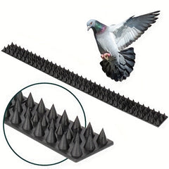 2pcs Plastic Bird & Cat Spikes - Pest Deterrent & Stylish Home Decor