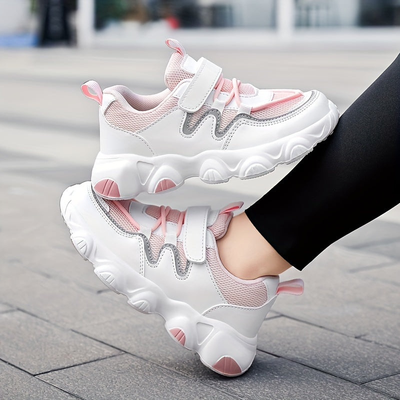 Girl's Chunky Shoes Soft Sole Casual Sneakers For Kids