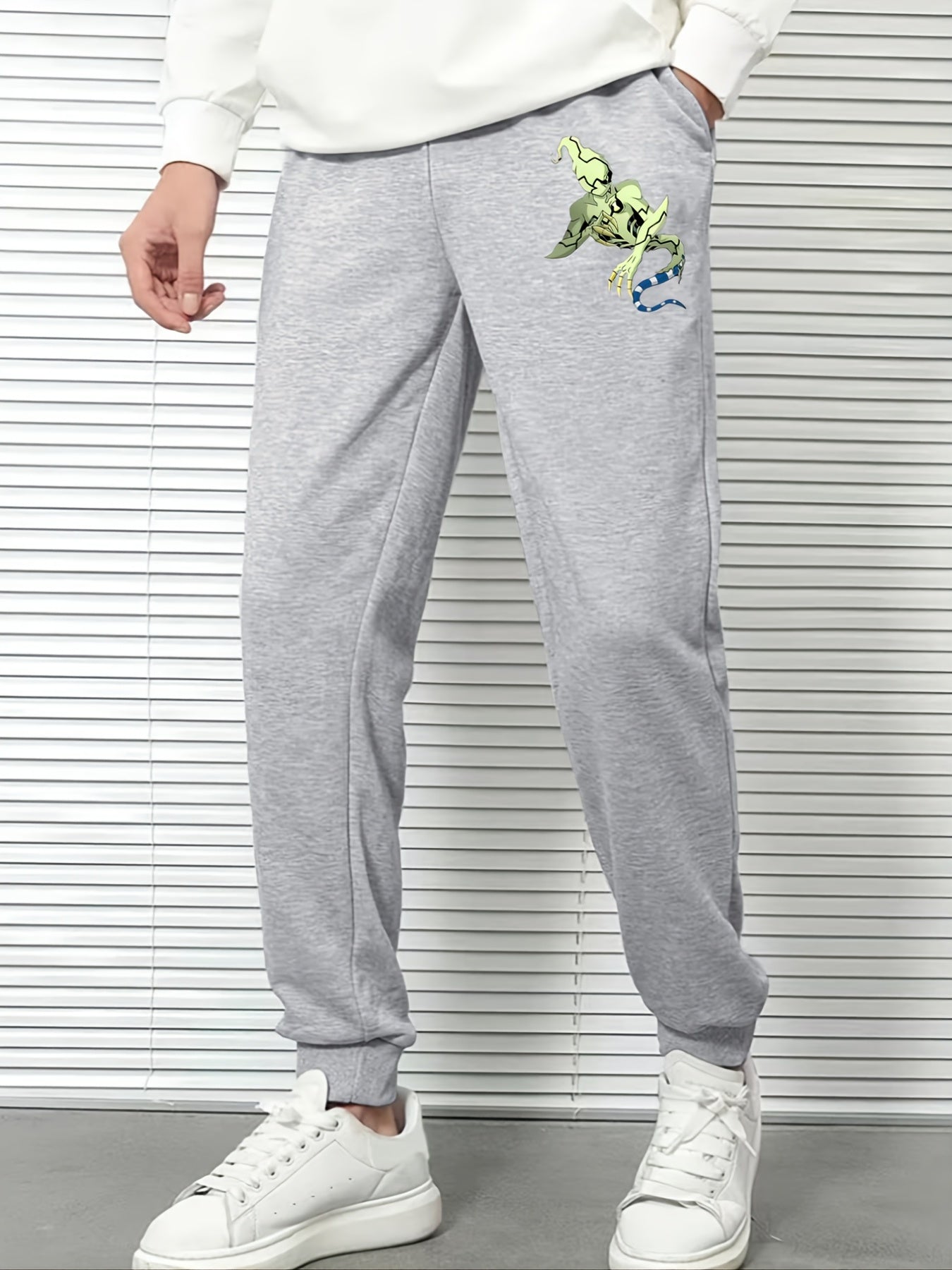 Cartoon Graphic Print Men's Casual Sweatpants