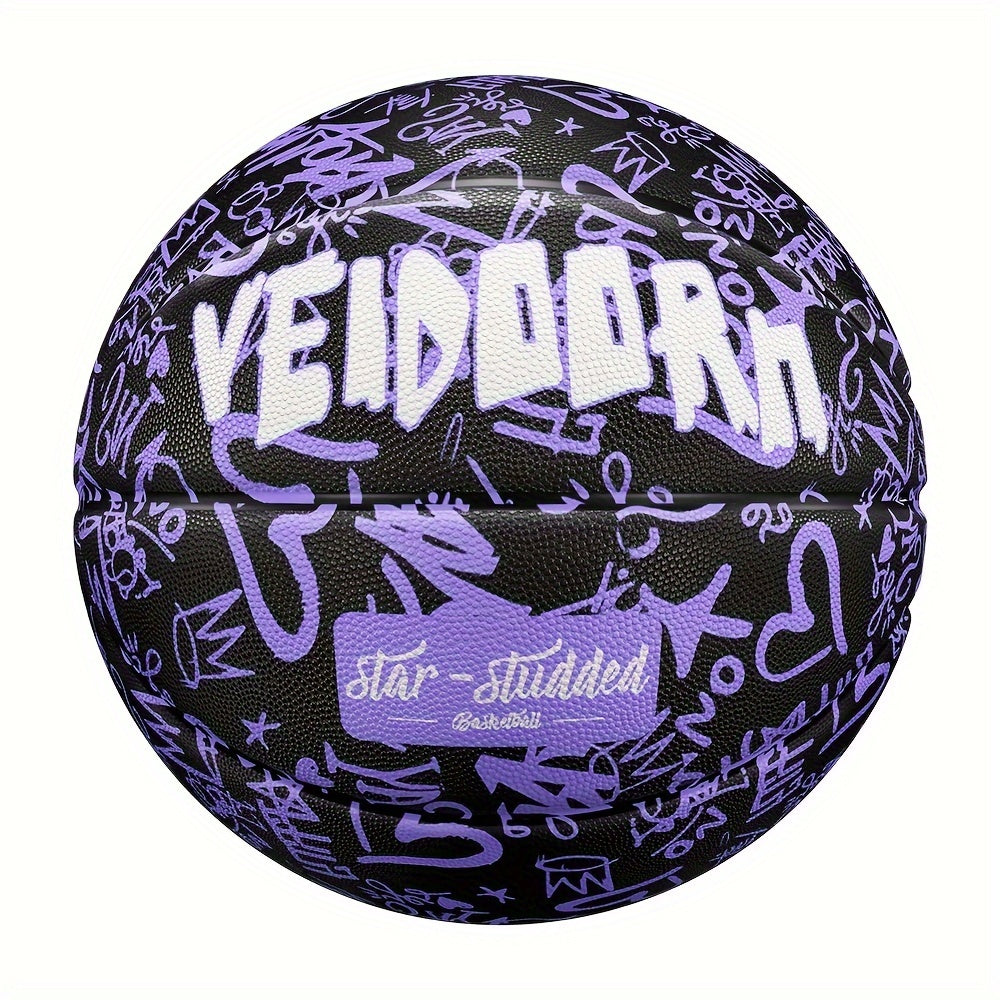 Size 7 Rubber Basketball for Indoor Outdoor Play
