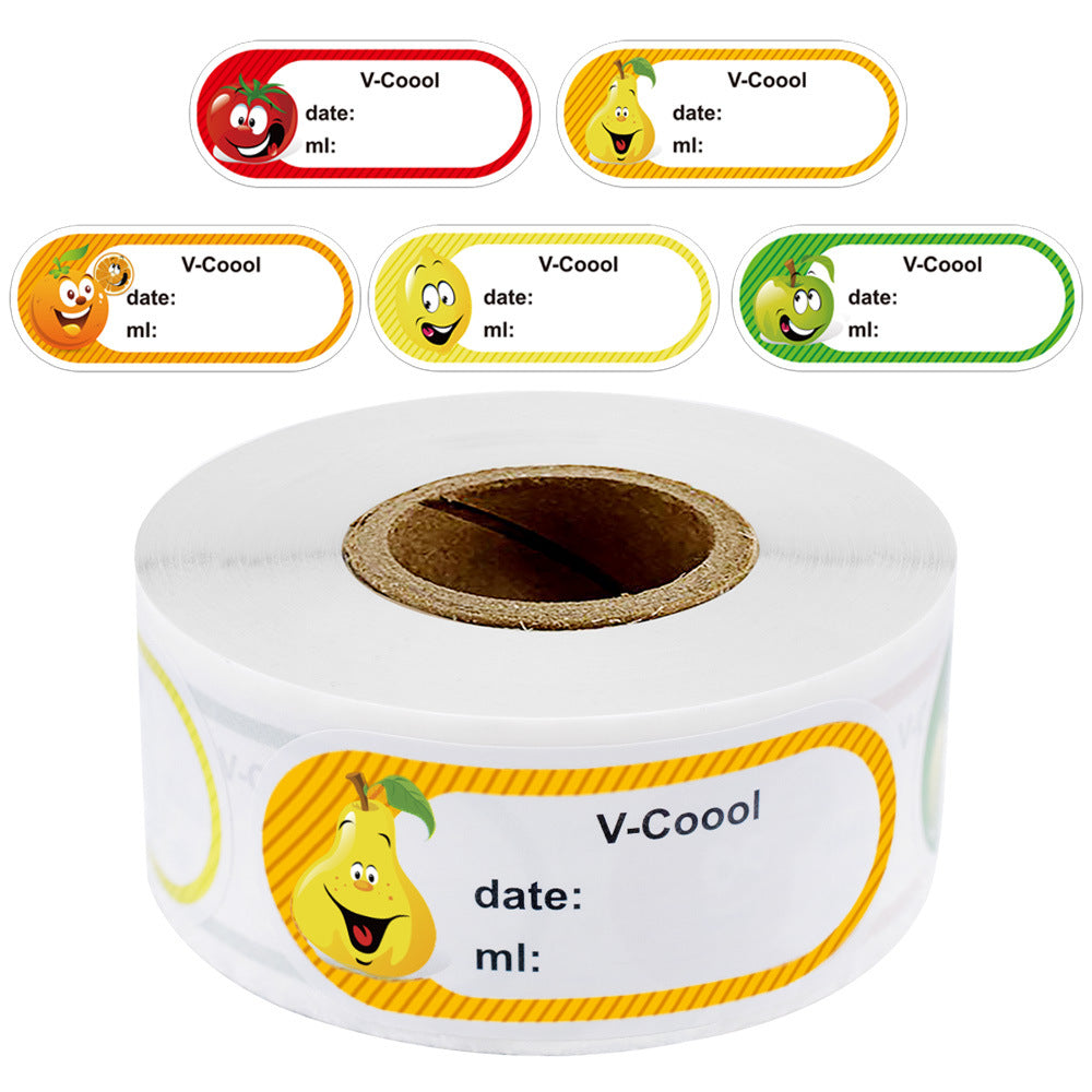 250pcs Date Sticker Labels for Home Kitchen Food Marking