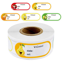 250pcs Date Sticker Labels for Home Kitchen Food Marking