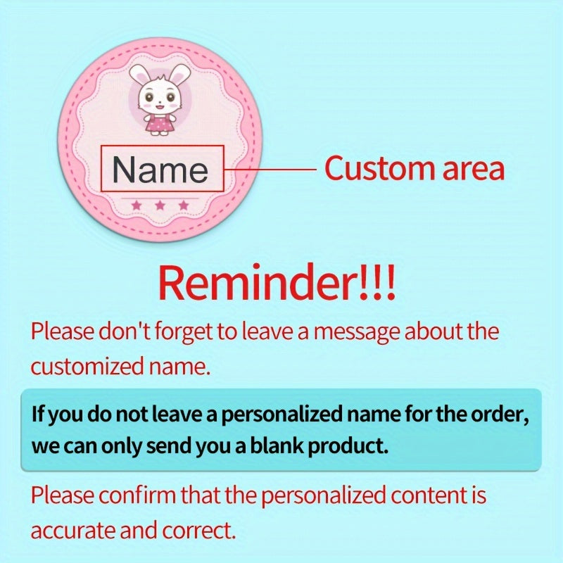 Custom Iron-on Name Labels for Clothing Personalized Marking
