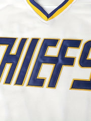 Men's Vintage Ice Hockey Jersey Long Sleeve V Neck Sweatshirt