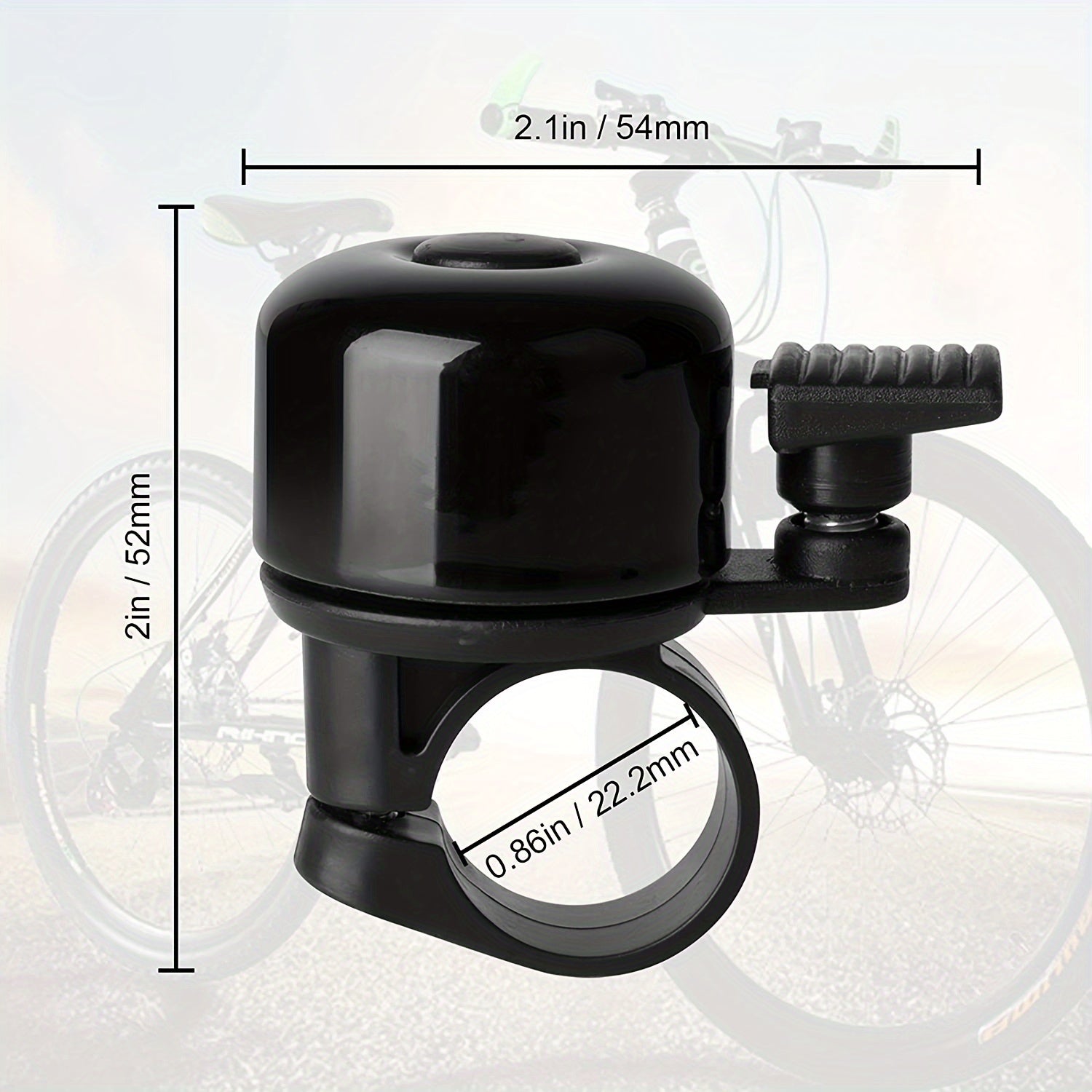 Bicycle Bell Alloy Mountain Road Bike Horn Sound Alarm Safety Cycling Handlebar