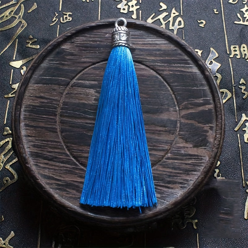 1PC 9 Candy Tassel Pendants DIY Earring Bag Necklace Ornament Making