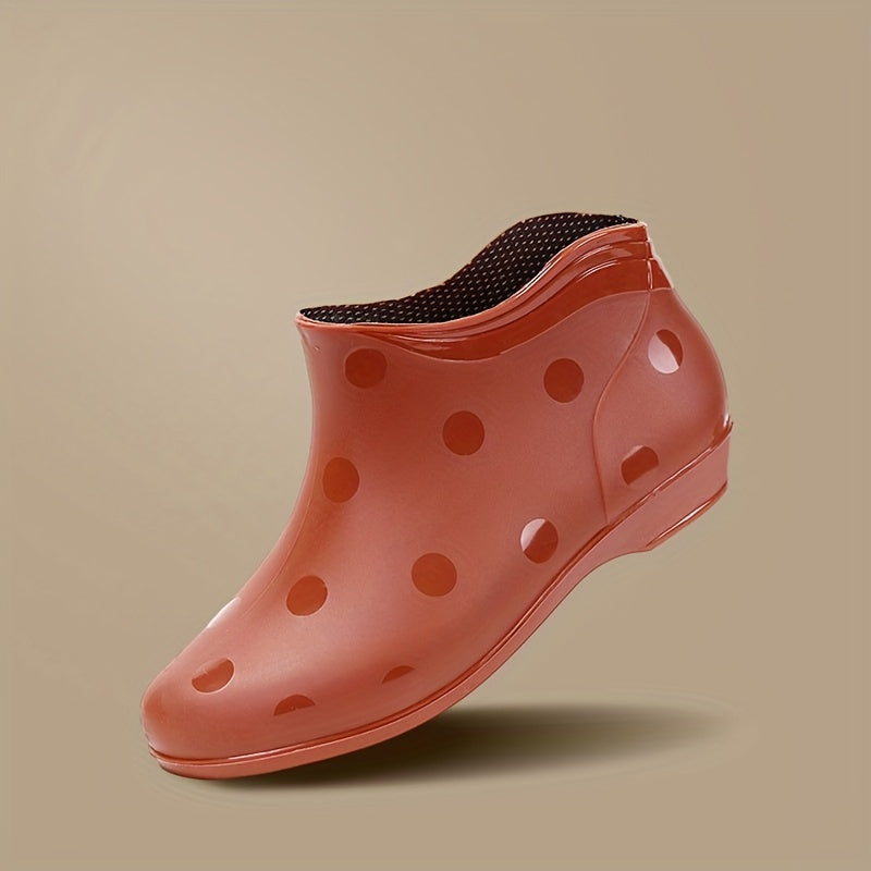 Women's Non-Slip Ankle Rain Boots Waterproof