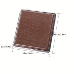 Crocodile Leather Pattern Plastic Cigarette Box 20 Packs Capacity