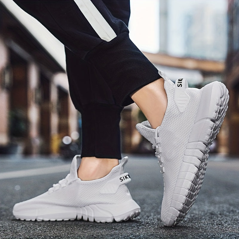 Men's Lightweight Knitted Walking Shoes Breathable Summer Casual Shoes