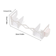 Retractable Book Stand with Pen Holder & Clip