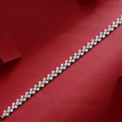 Moissanite Tennis Bracelet 925 Silver for Women