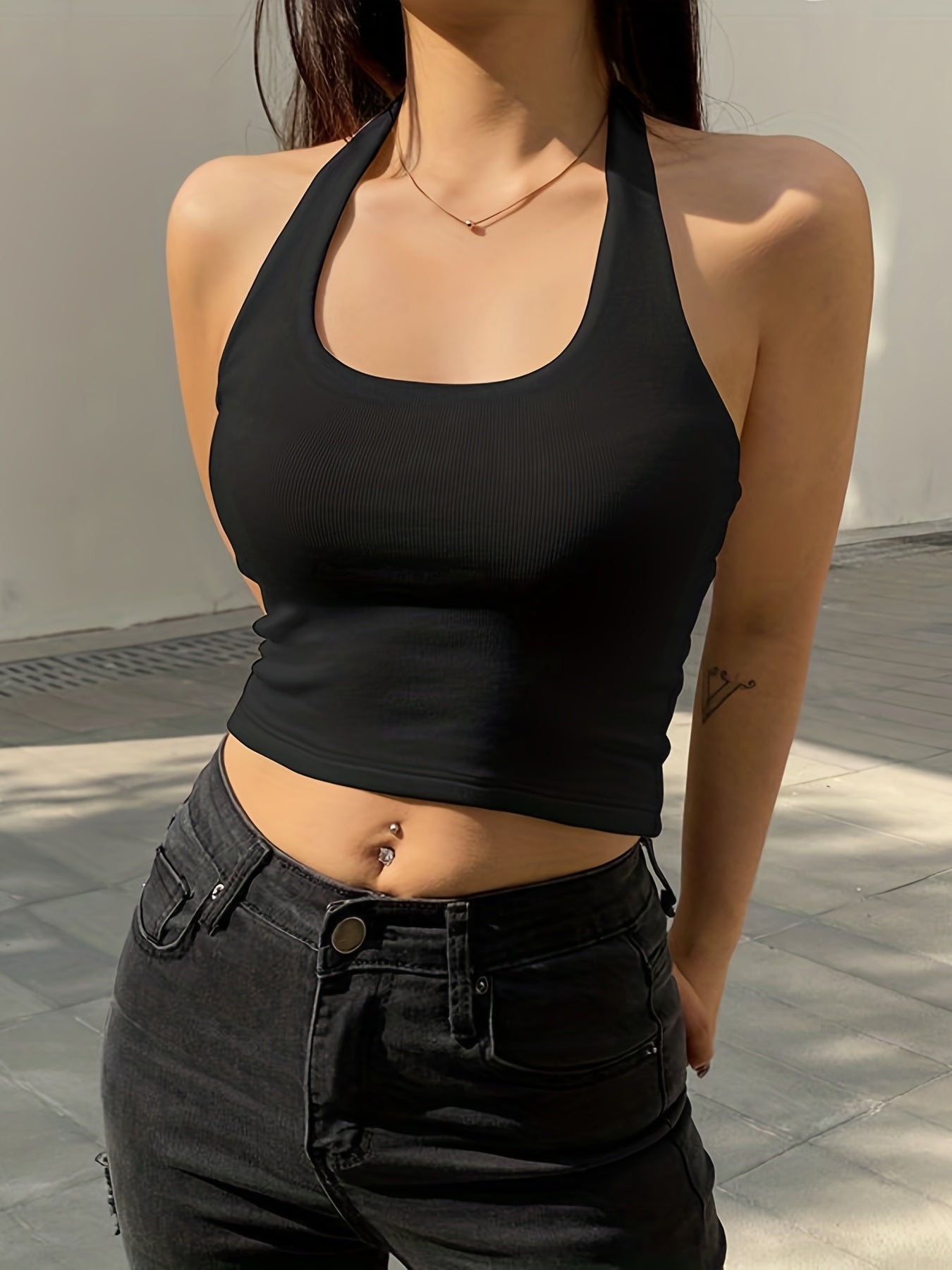Ribbed Crop Tank Top