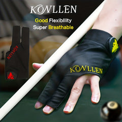KONLLEN Billiard Gloves Left Right Pool Fingerless Snooker Glov