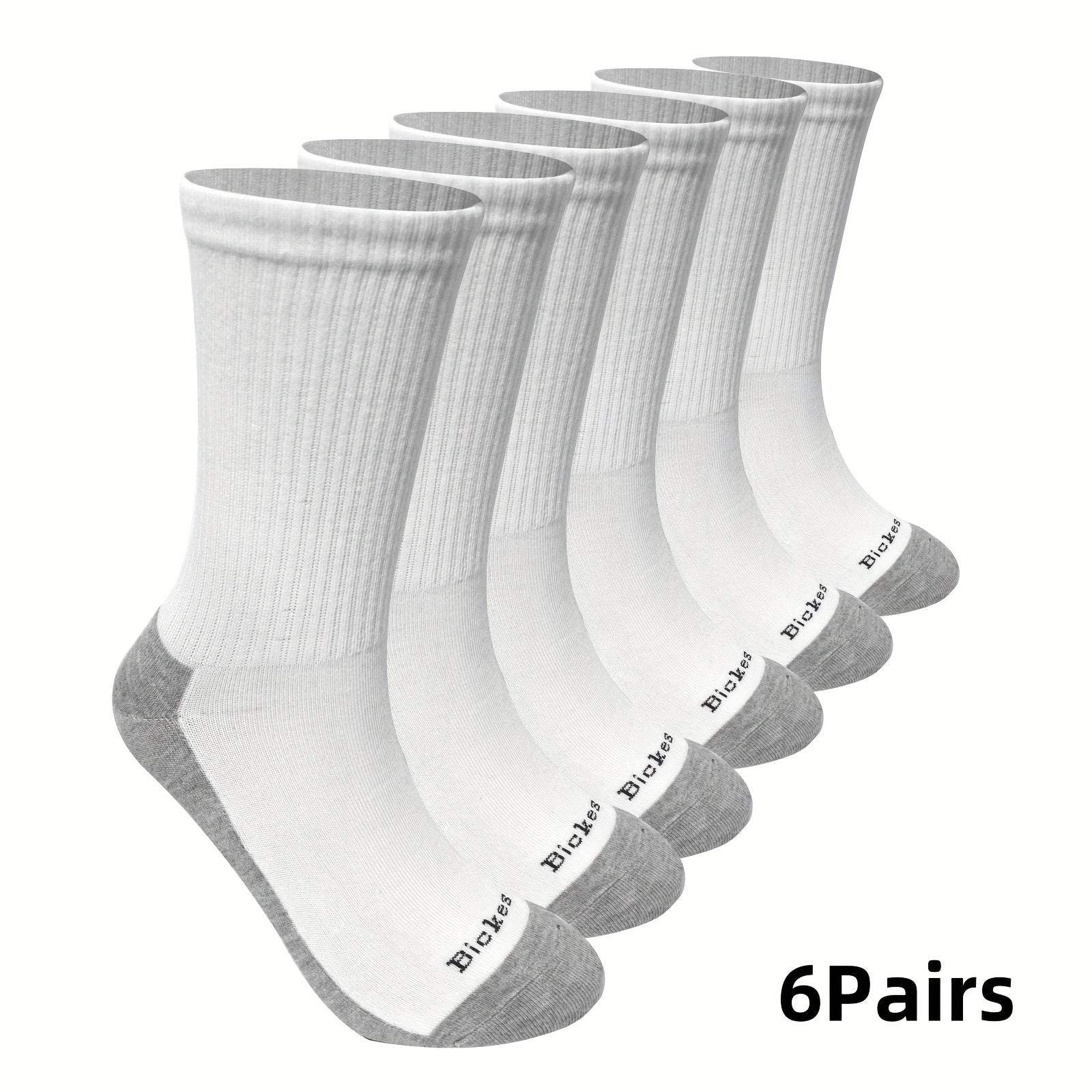 Men's Mid Crew Sport Socks - Sweat Absorbing Comfy Breathable Socks