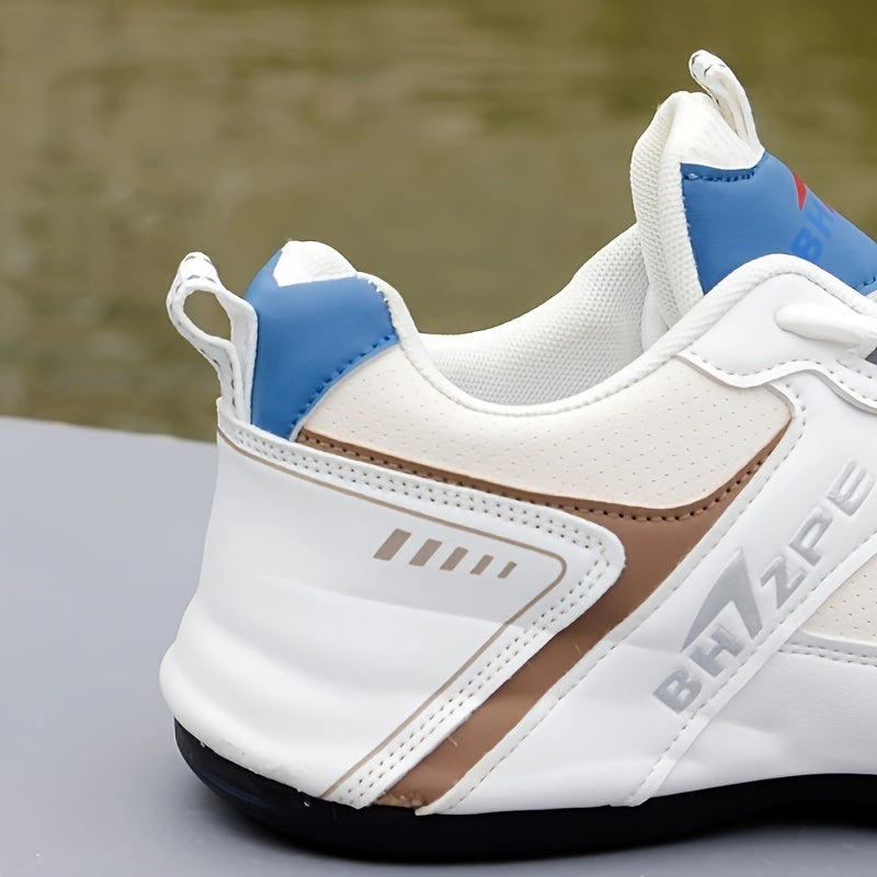 Men's Non Slip Lace Up Soft Sole Casual Shoes for Outdoor Activities