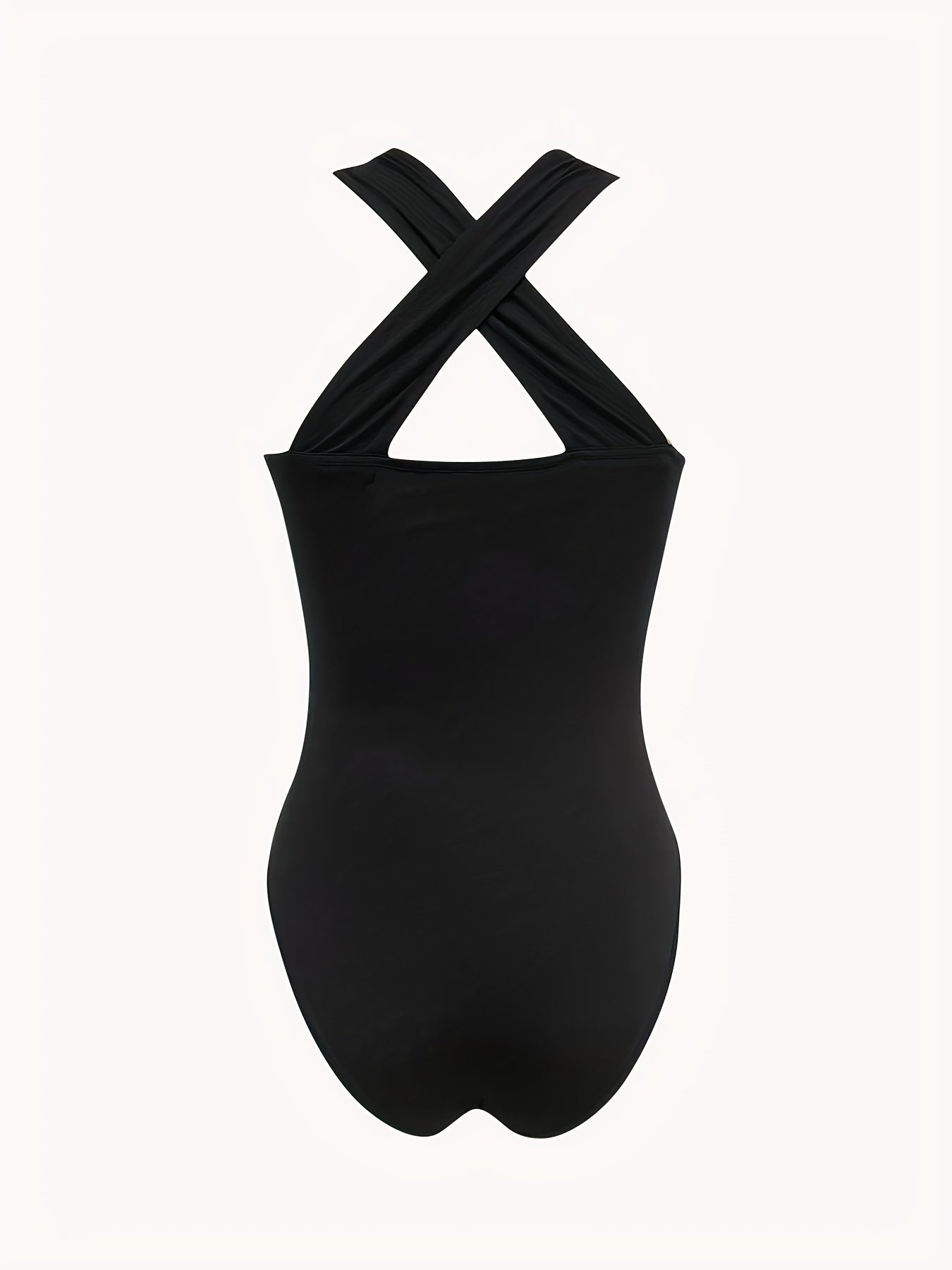 Sexy Criss Cross Neck Bodysuit Sleeveless