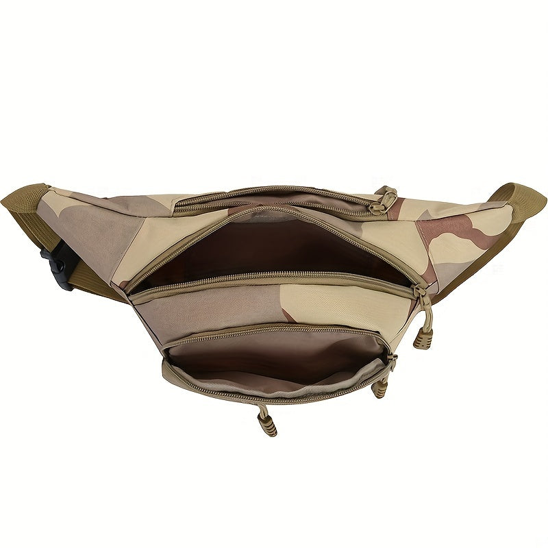 Waterproof Camo Chest Bag Fanny Pack for Outdoor Sports