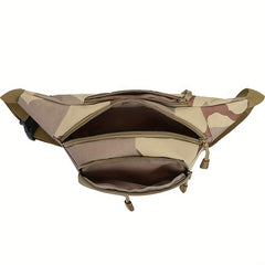 Waterproof Camo Chest Bag Fanny Pack for Outdoor Sports