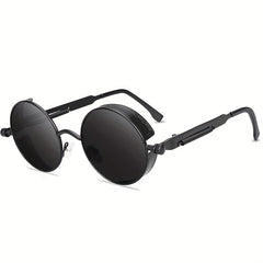 Girl's Steampunk Sunglasses Metal Spring Temple UV Protection