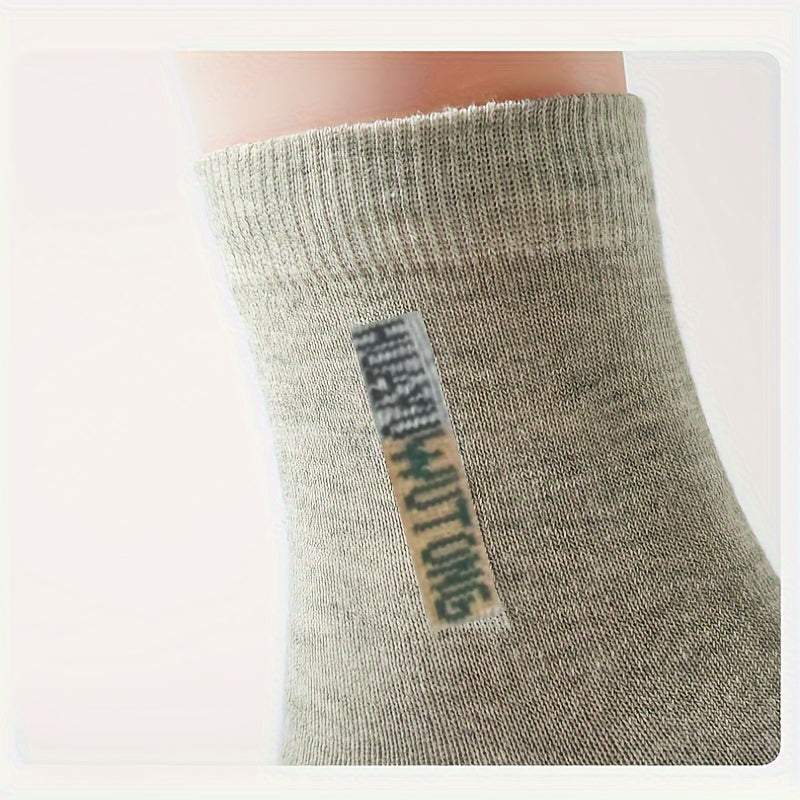 10 Pairs Men's Crew Socks Breathable Comfy Casual Outdoor Unisex Socks