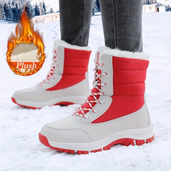 Faux Fur Lined Snow Boots - Keep Warm and Stylish
