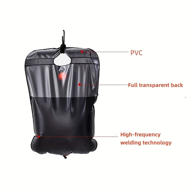 20L Camping Shower Bag with Solar Heater 5 Gallon Capacity