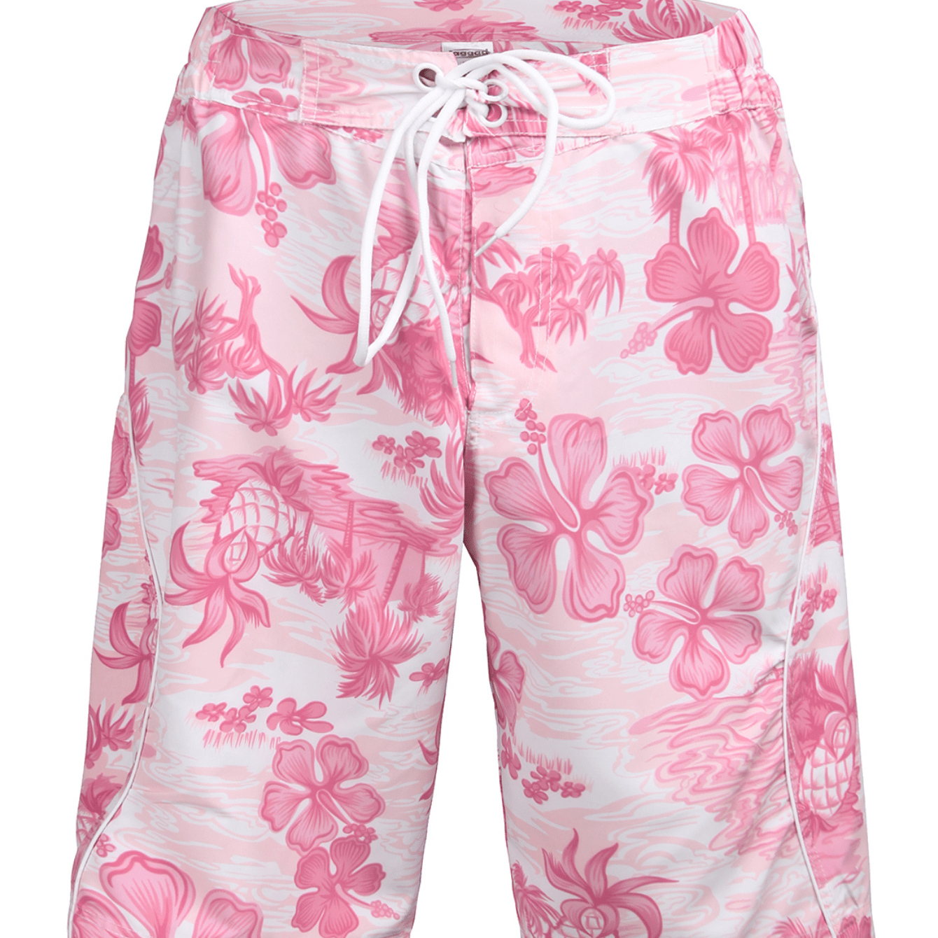 Men's Floral Swim Trunks Quick Dry Beach Shorts With Pockets