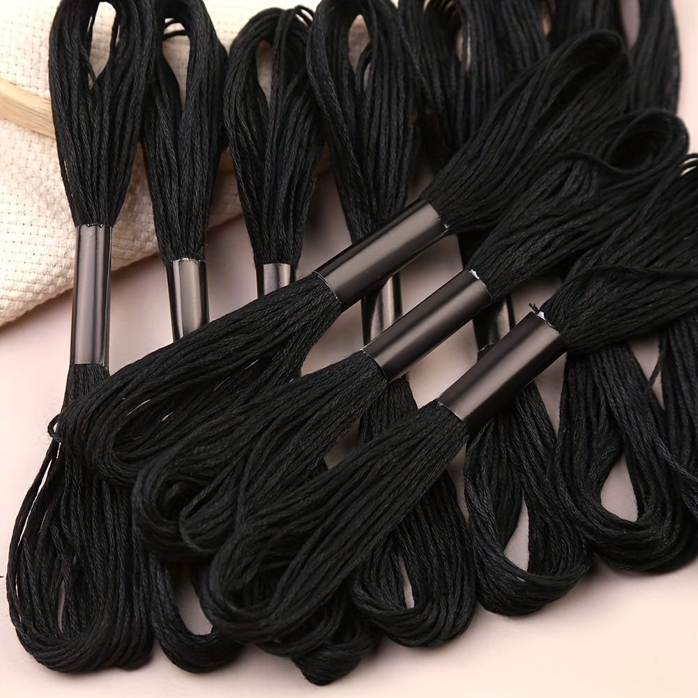24 Skeins Cross Stitch Threads And Cotton Embroidery Floss