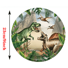 Dinosaur Birthday Party Supplies - Plates, Napkins, Forks