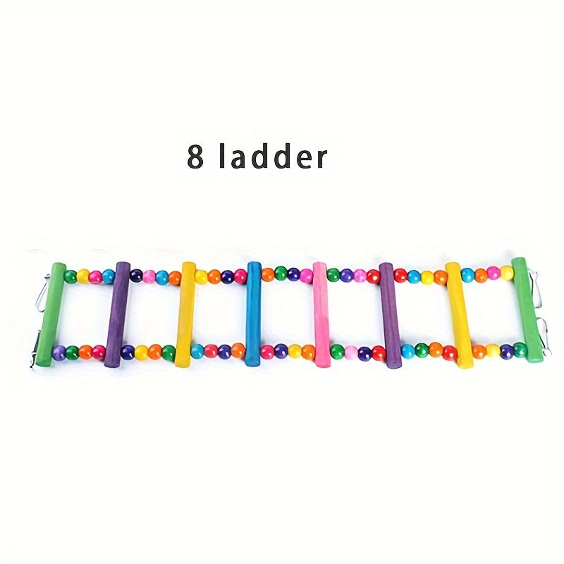 Colorful Parrot Swing Bridge Climbing Ladder
