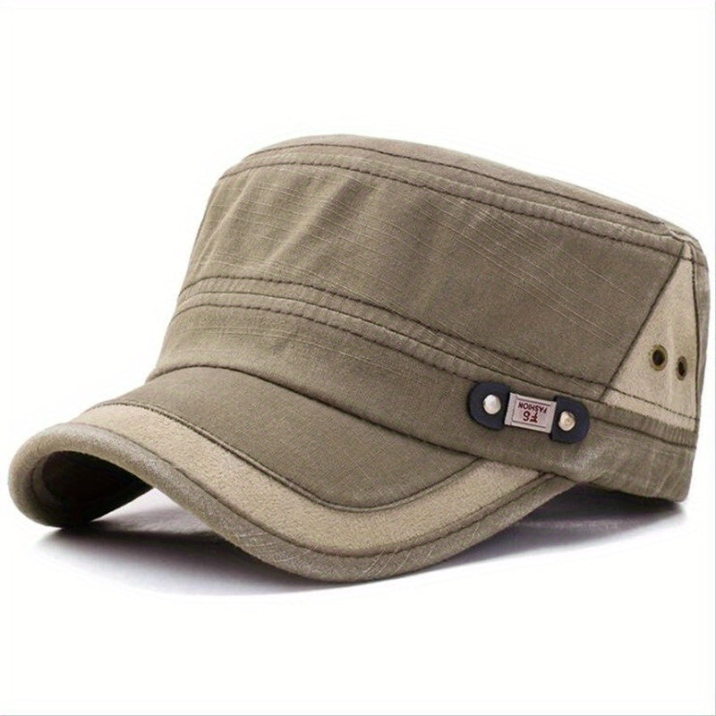 Men's Flat Top Hat Autumn Duck Tongue Hat