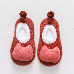 Girls Animal Non-slip Socks